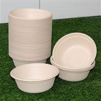 500ml一次性纸碗纸餐盒环保餐具批发