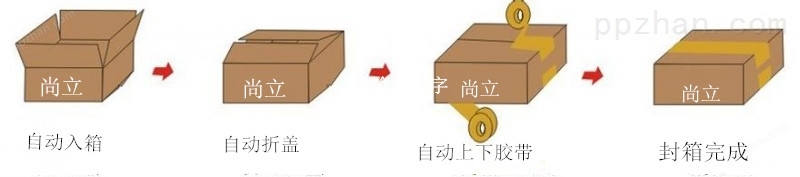 河北纸盒自动折盖封箱打包机厂家