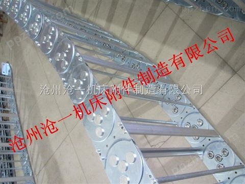 机床穿线桥式钢铝拖链