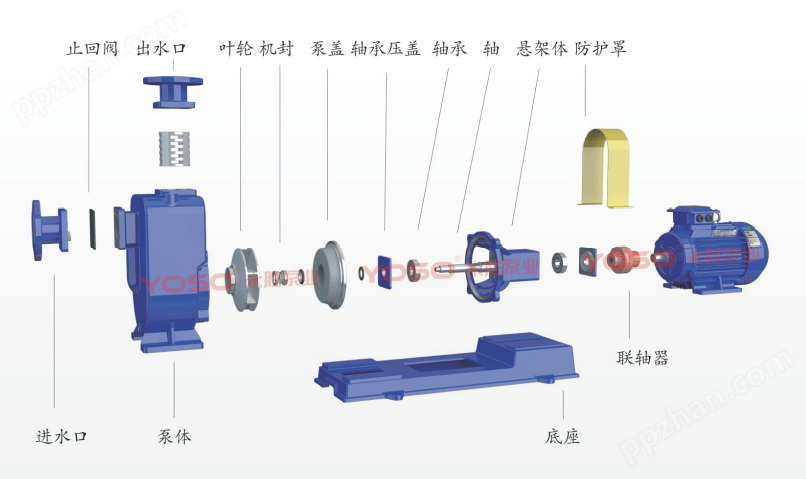 自吸泵结构图ZX.png