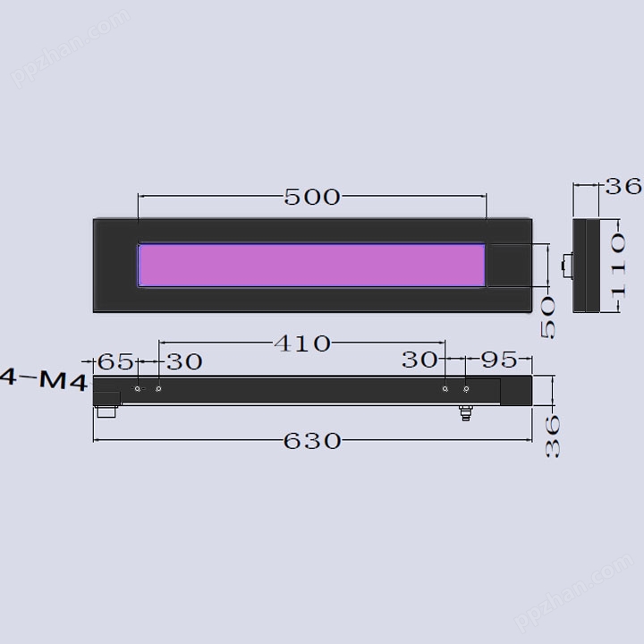 UVLED面光源 uv胶水固化设备-500×50(图3)