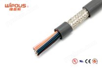 UL/CUL认证 PVC护套柔性屏蔽柔数据电缆 AWM 2464-S