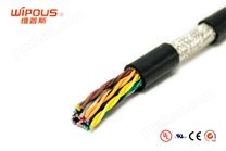 UL/CUL认证 PVC护套柔性对绞屏蔽柔数据电缆 AWM 2464-SP