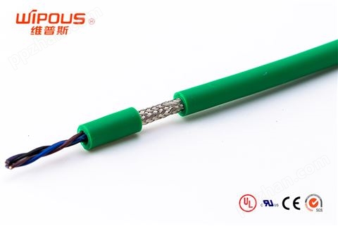 中速PVC护套柔性拖链专用对绞屏蔽数据电缆 FLEX001-CY-TP-PVC