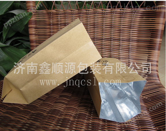 牛皮纸复合材料尖底茶叶纸袋 茶叶袋
