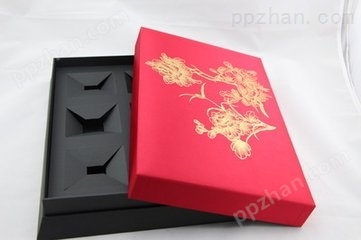 【供应】丝印烫金PVC天地盒，PVC盒子，白色纸盒