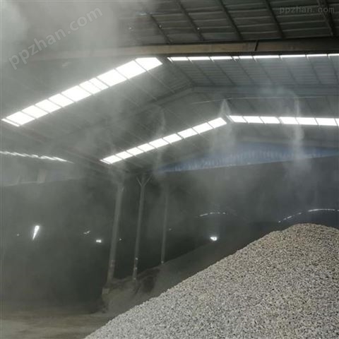 煤棚快速降尘技术 高压喷雾降尘系统